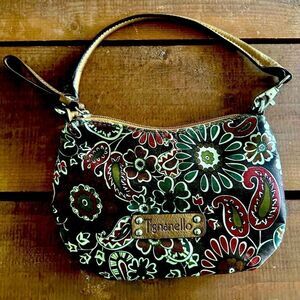Tignanello multicolor, paisley print wristlet.